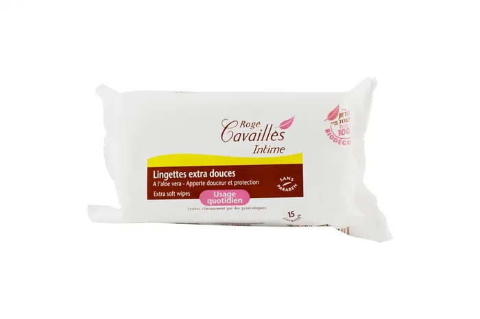 15 Lingettes intime extra-douces