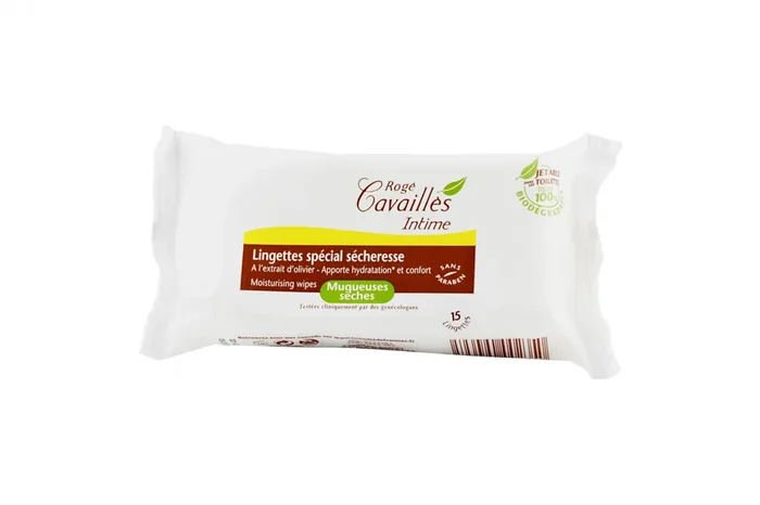 15 Lingettes intimes spécial sécheresse