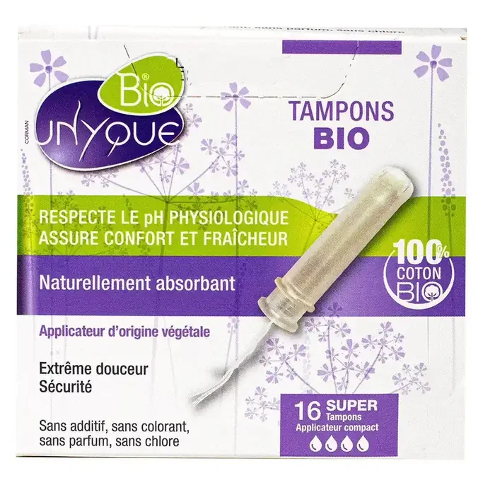 16 tampons avec applicateur super flux abondant