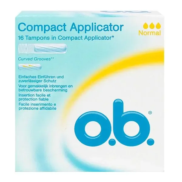 16 tampons Compact avec applicateurs normal
