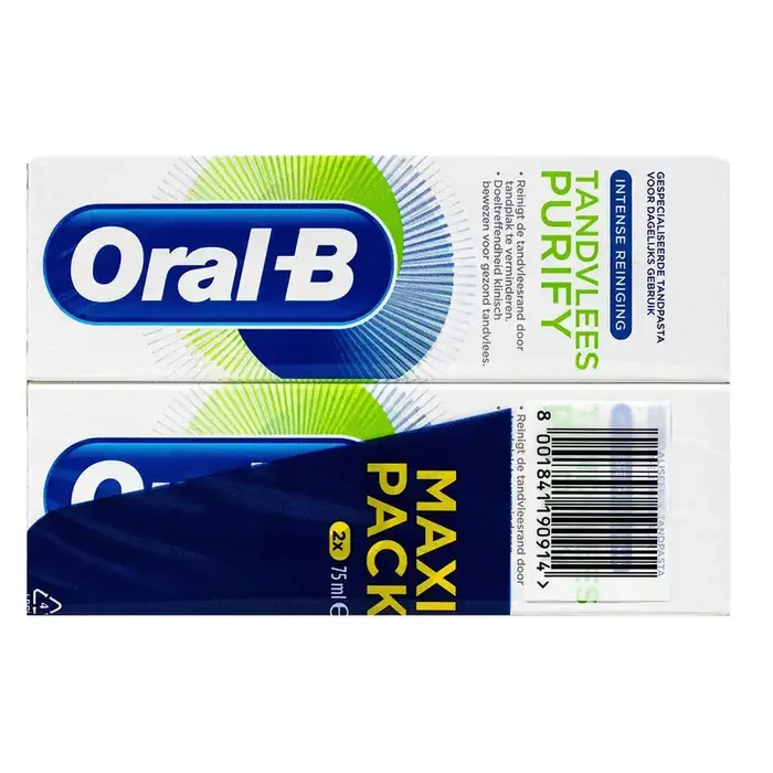 2 gencives Purify dentifrice 75ml