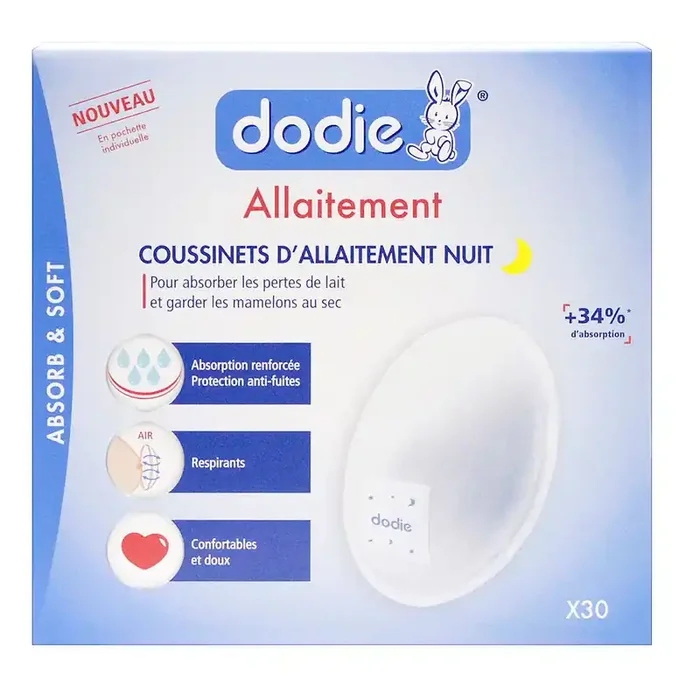 30 Coussinets d‘allaitement nuit