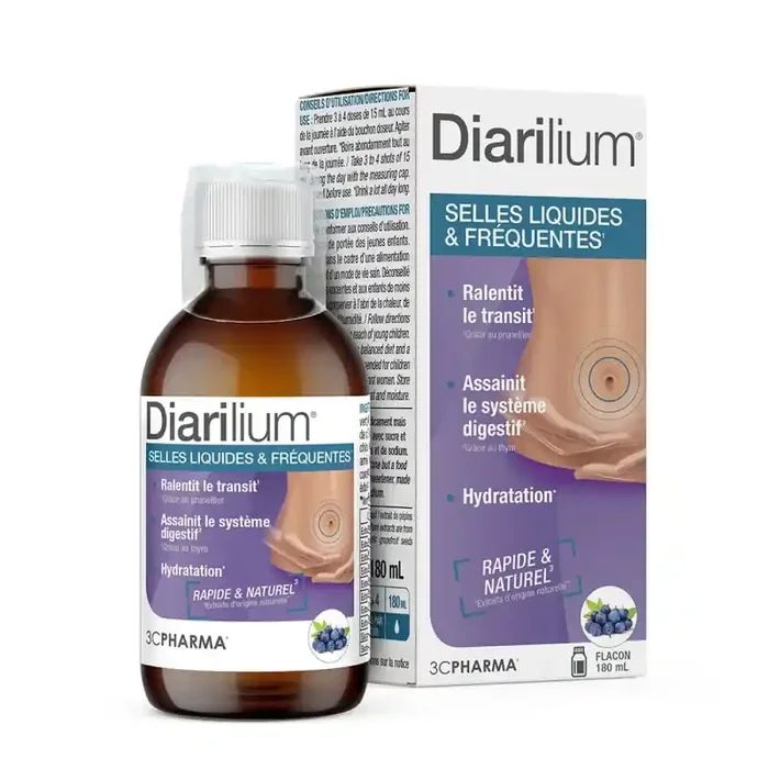 3c pharma diarilium adulte sirop 180ml