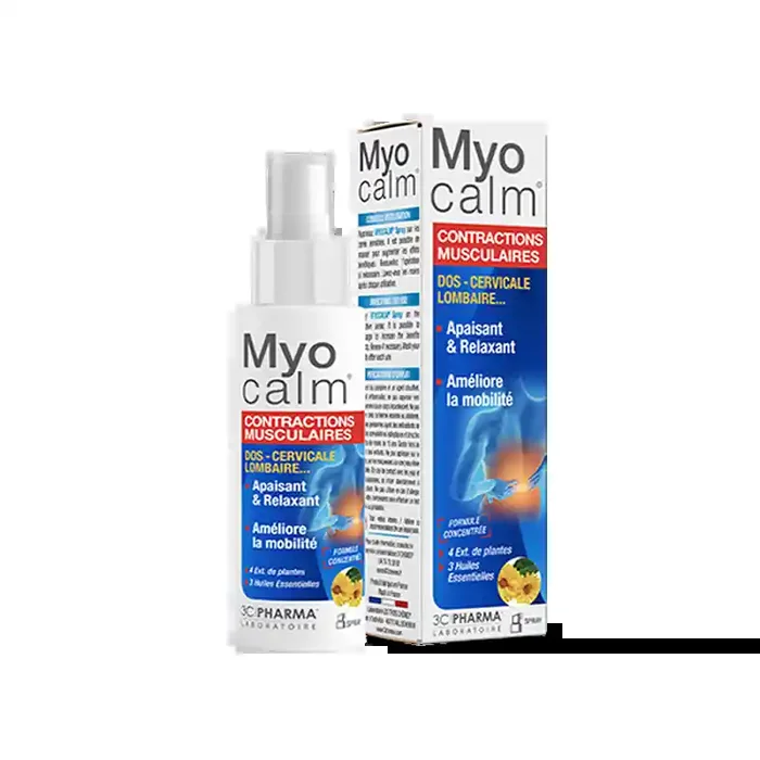 3C pharma myocalm spray contractions musculaire 100ml