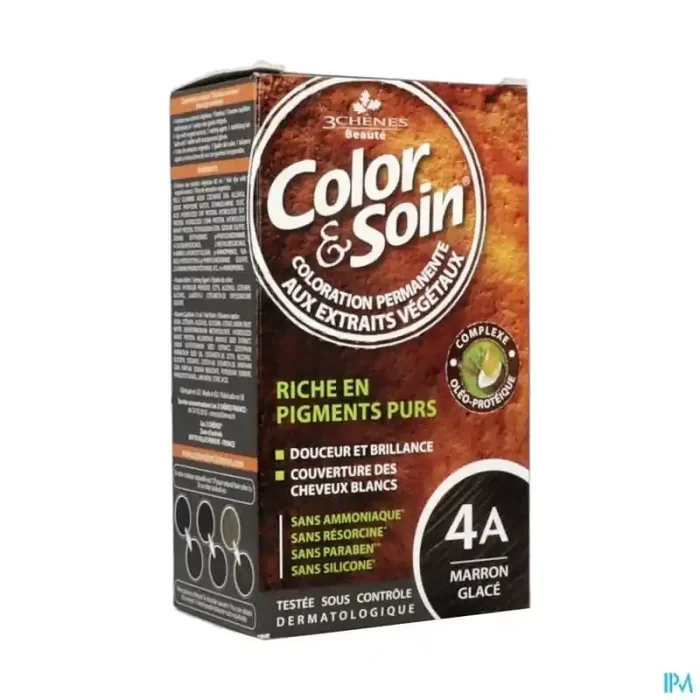 3chenes color soin 4a marron glace etui 60ml x2