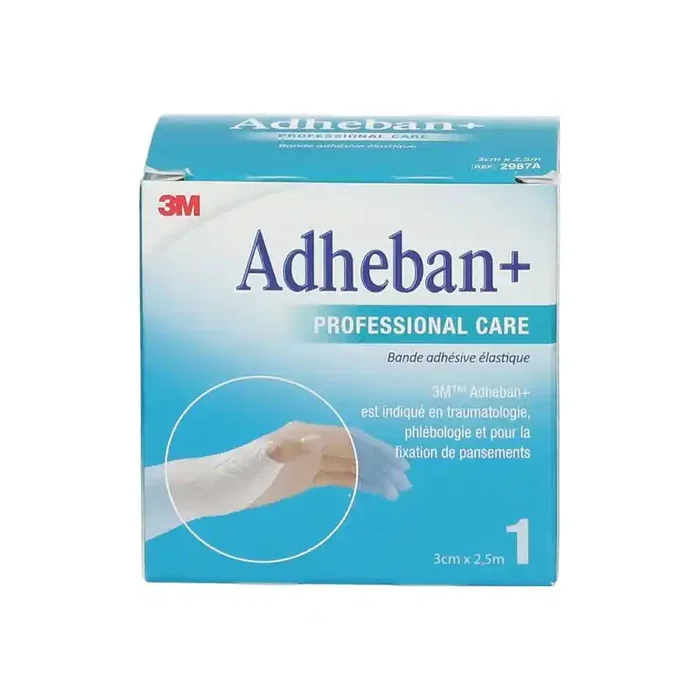 3M Adheban Plus bande adhesive elastique 3cm x 2,5m