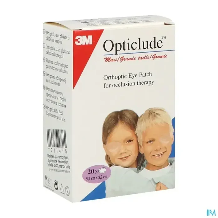 3m opticlude pansement orthoptique maxi chair adulte 8cm x 5cm7 20