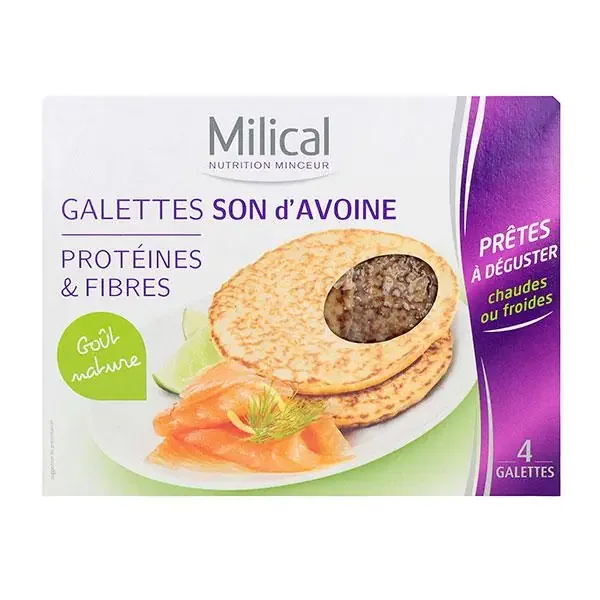4 galettes son d‘avoine goût nature