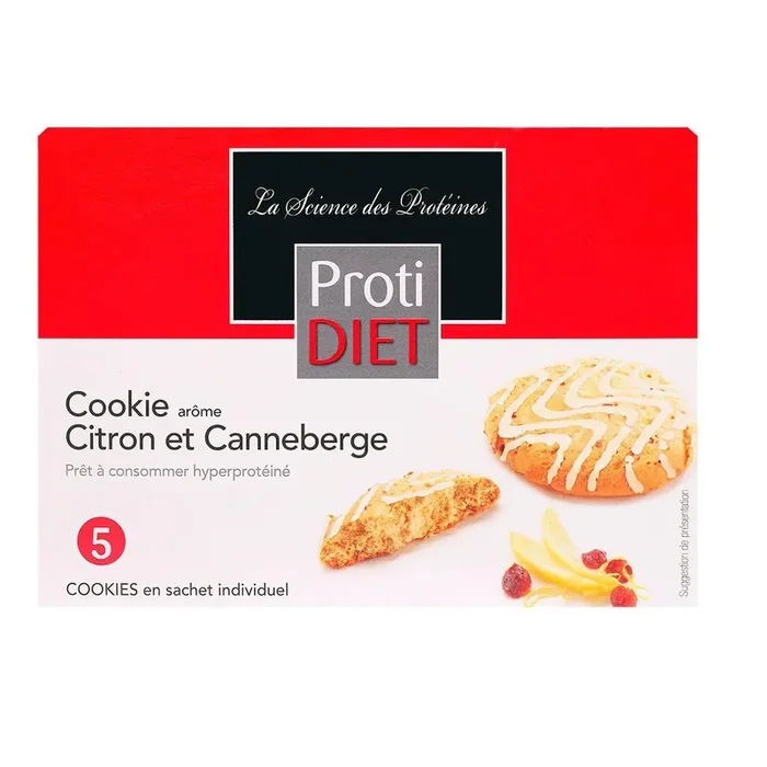 5 Cookies arôme citron & canneberge