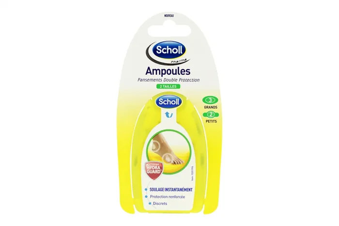 5 pansements ampoules double protect