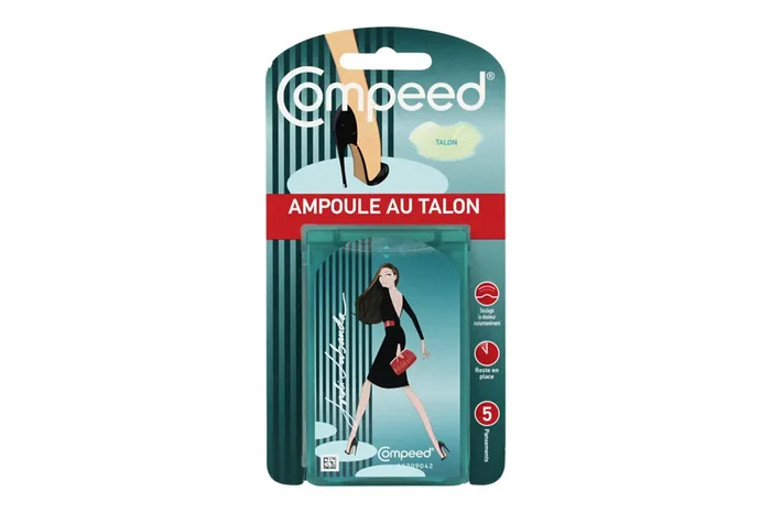 5 pansements ampoules talons seconde peau