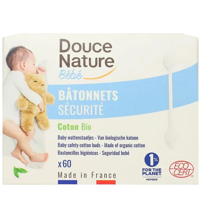 56 bâtonnets coton sécurité bébé