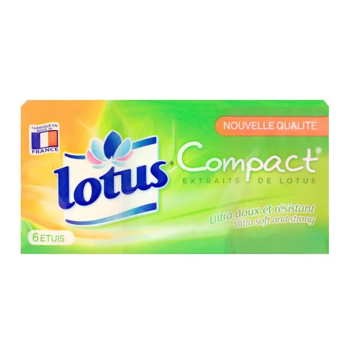6×8 mouchoirs étuis compact