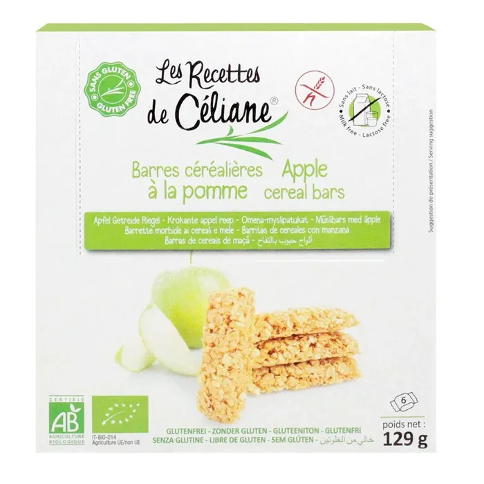 6 Barres céréalières à la pomme