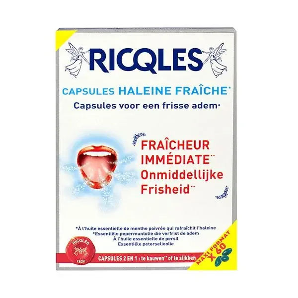 60 capsules haleine fraîche