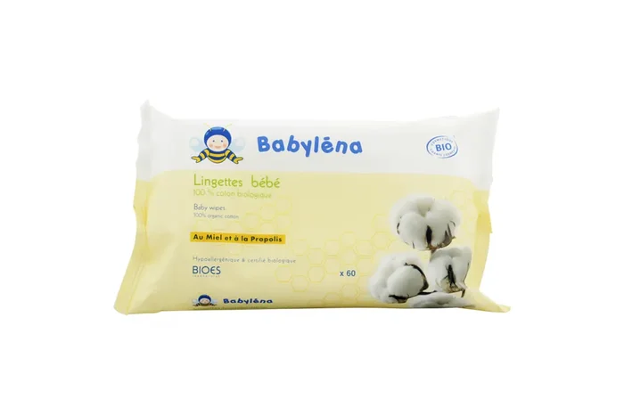 60 lingettes bébé bio miel