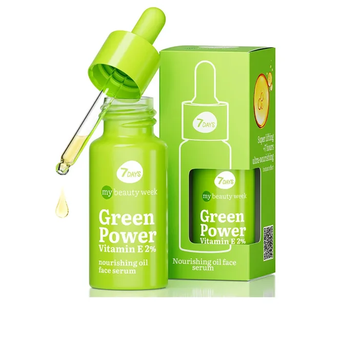 7days GREEN POWER VITAMINA E 2% Siero viso olio nutriente