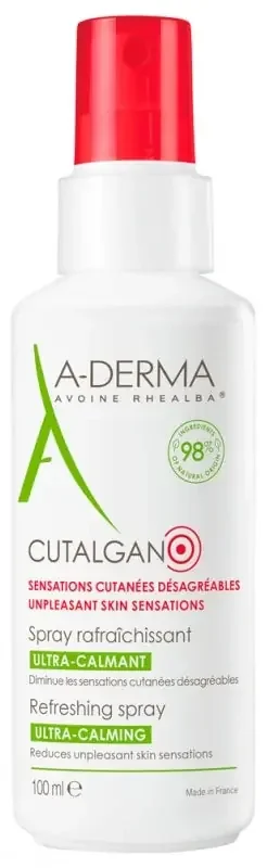 A-Derma Cutalgan Spray Rafraîchissant Ultra-Calmant 100 ml