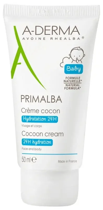 A-Derma Primalba Crème Douceur Cocon Bébé Hydratation 24H 50 ml