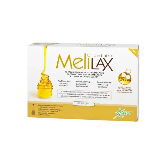 Aboca melilax nourrissons/enfants 6 microlavements avec promelaxin x5g