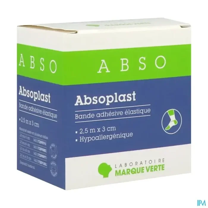 Absoplast bande adhesive elastique 2m5 x 3cm