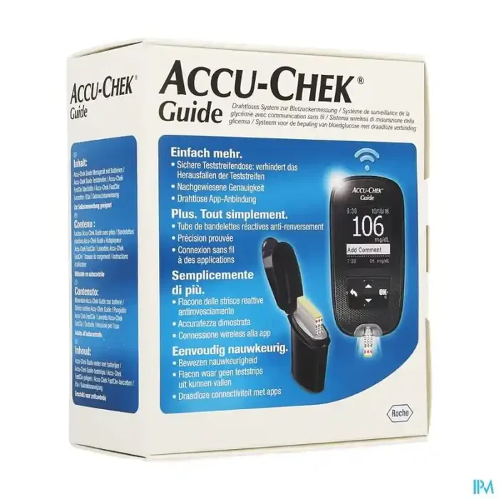 Accu chek guide kit lecteur de glycemie mg/dl