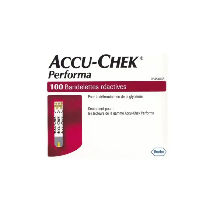 ACCU CHEK PERFORMA 100 BANDELETTES REACTIVES ROCHE