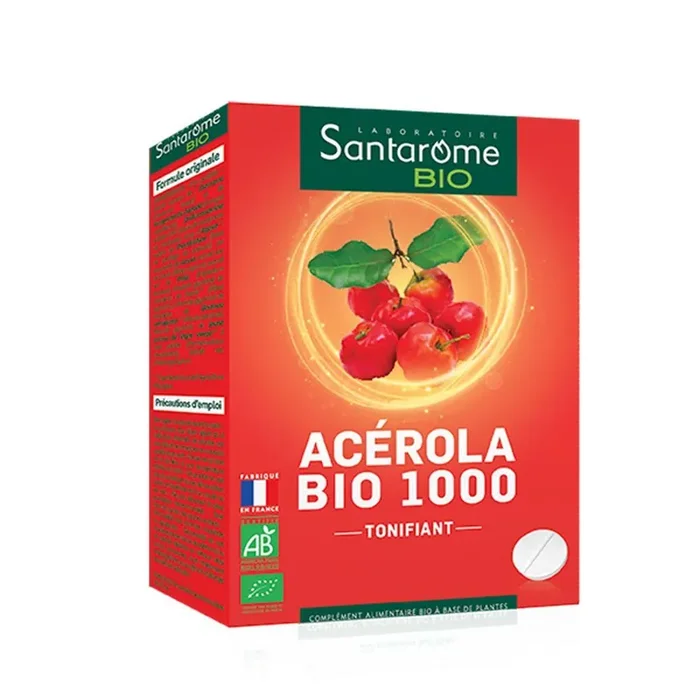 Acerola Bio 1000 20 Comprimes Santarome