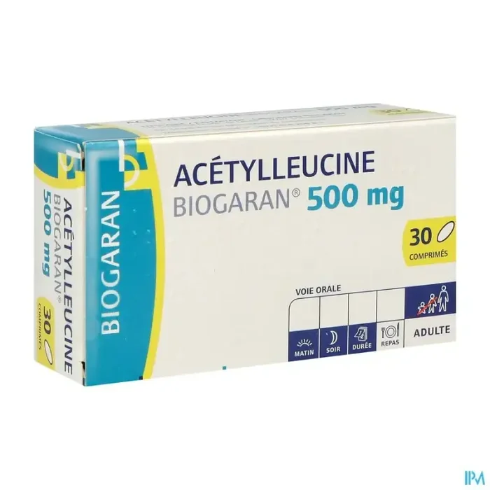 Acetylleucine biogaran 500mg comprimé 30