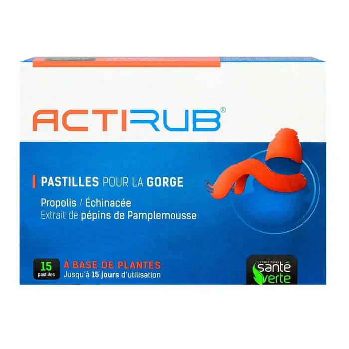 Actirub pastilles pour la gorge x15
