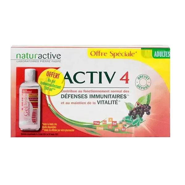 Activ 4 adultes 2×28 gélules