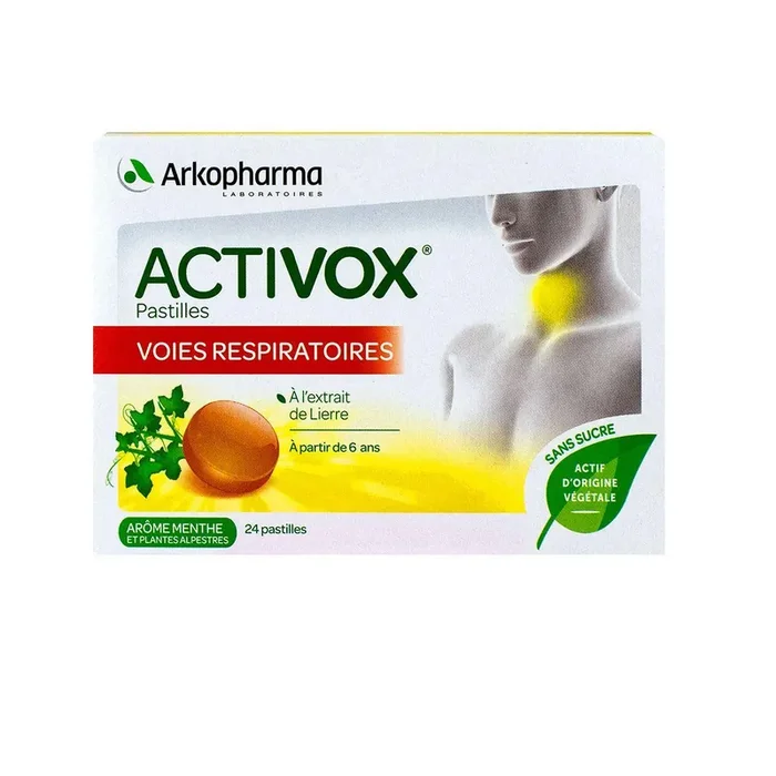 Activox voies respiratoires 24 pastilles