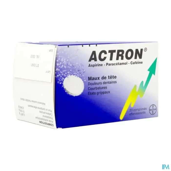 Actron comprimé effervescent 20