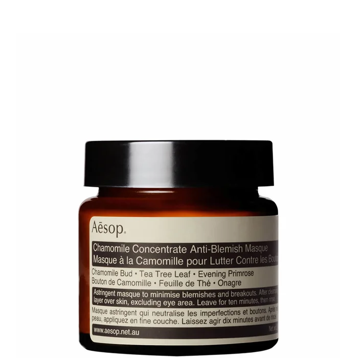 Aesop Masque à la Camomille pour Lutter Contre les Boutons 60 ml
