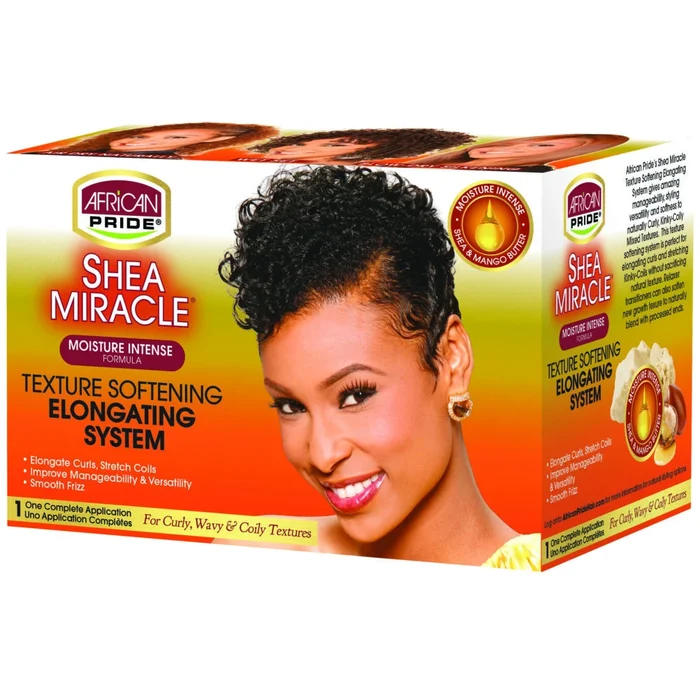 AFRICAN PRIDE SHEA BUTTER MIRACLE ≡ Beurre de Karité Miracle Texture Adoucissant Allongeant