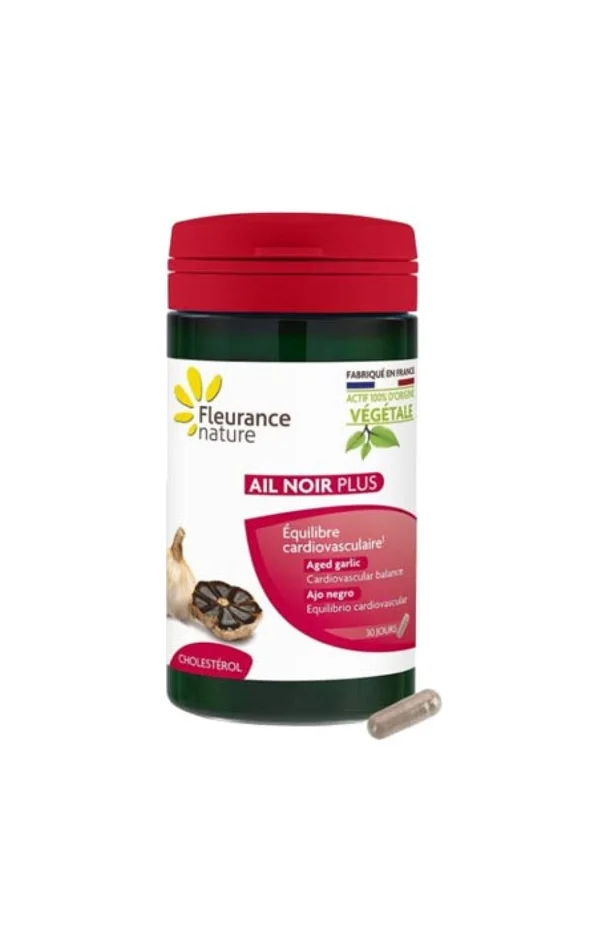 Ail noir plus – Cholestérol – Equilibre cardiovasculaire – 1 mois
