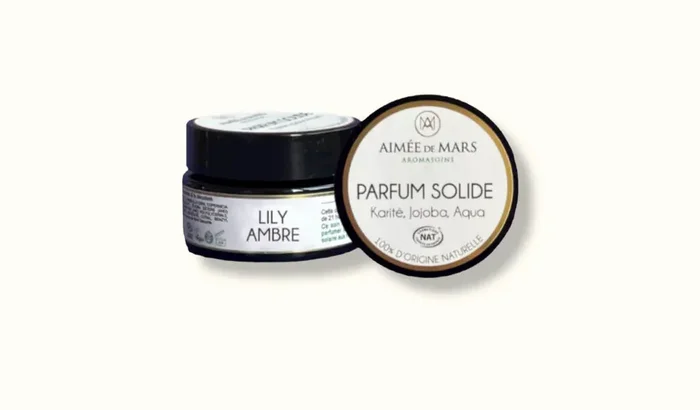 Aimée de Mars lily ambre parfum naturel solide 15g