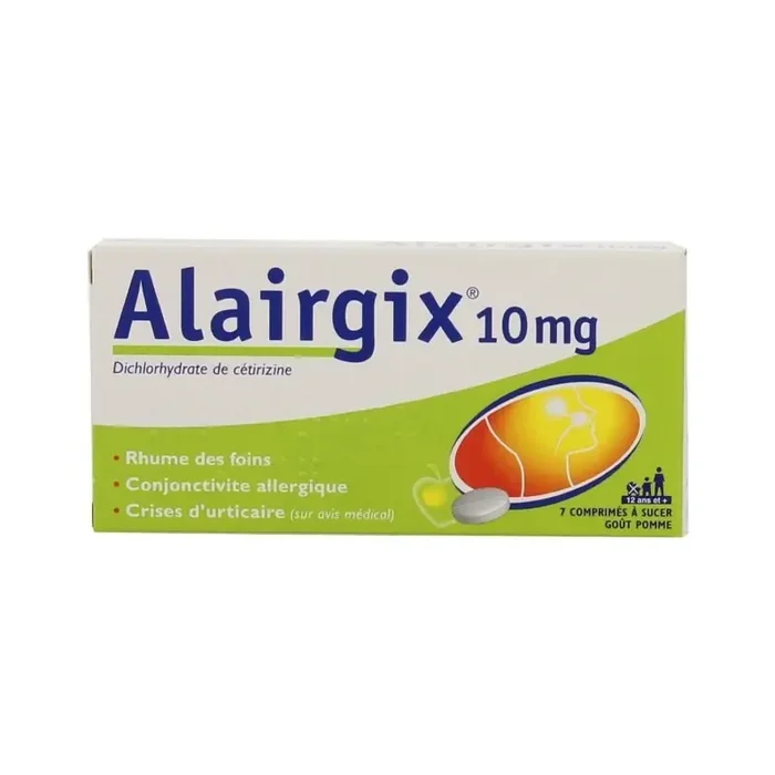 Alairgix allergie cetirizine 10mg 7 comprimes a sucer Gout Pomme