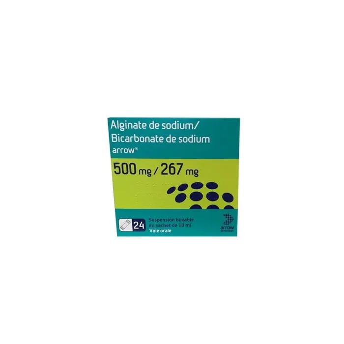ALGINATE DE SODIUM – BICARBONATE DE SODIUM 24 X 10ML ARROW GENERIQUES