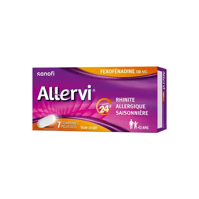 Allervi 120mg 7 comprimes pellicules