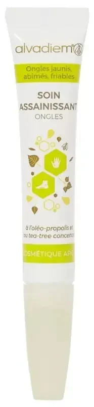 Alvadiem Soin Assainissant Ongles Tube Pinceau 10 ml