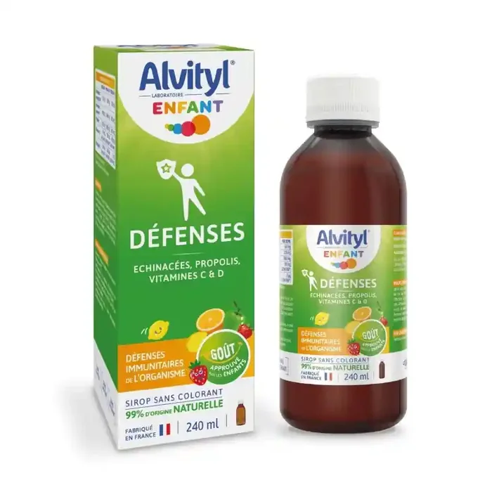 ALVITYL ENFANT DEFENSES SIROP 240ML URGO