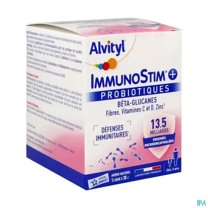 Alvityl immunostim+ probiotiques stick 30