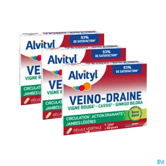 Alvityl veino draine gélule 30 x3