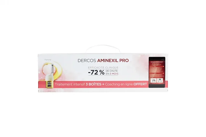 Aminexil Pro femme monodose soin capillaire 54x6ml