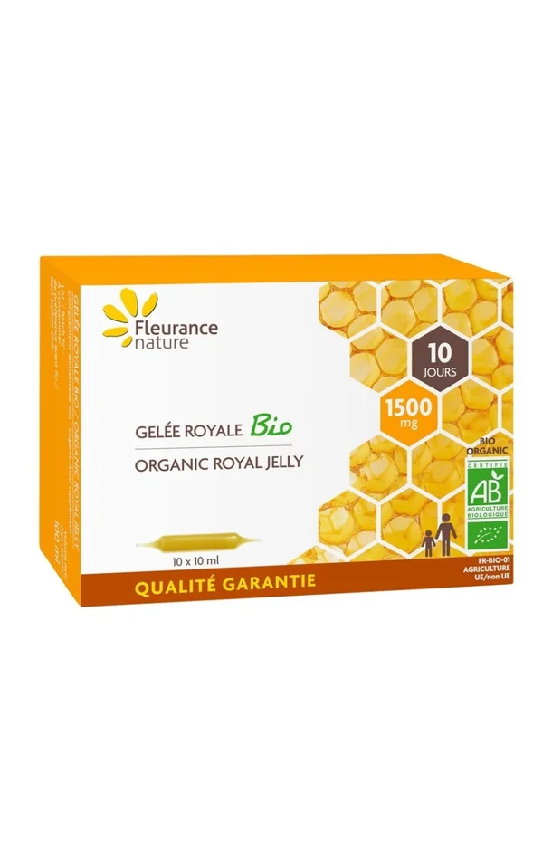 Ampoules à la gelée royale bio – 10 jours