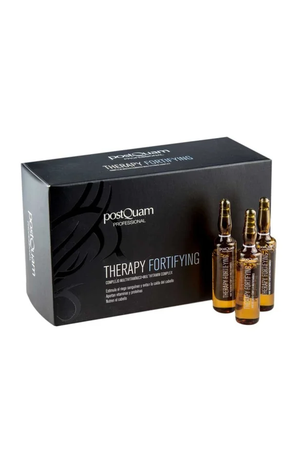 Ampoules fortifiantes – Complexe multi-vitamines – Tous types de cheveux – 12 x 9 ml