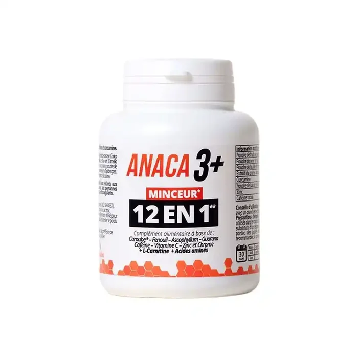 Anaca3+ minceur 12 en 1 – 120 gelules