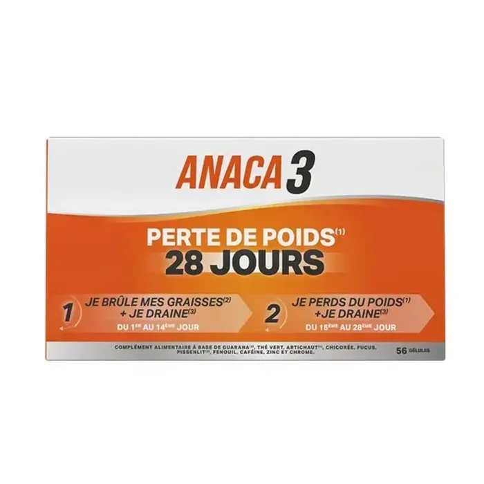 Anaca3 Perte de Poids 28 Jours 56 gélules