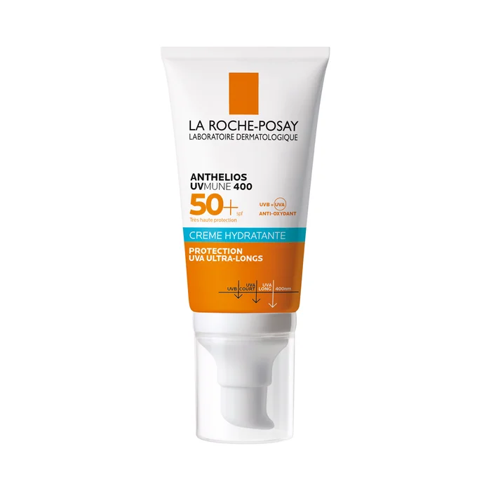 Anthelios UVMUNE 400 – Cr&egrave;me Solaire SPF50+ Hydratante Avec Parfum, 50 ml